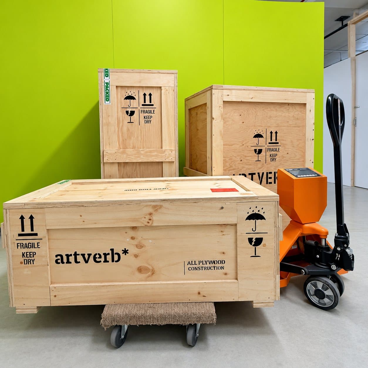 Finished ArtVerb crate
